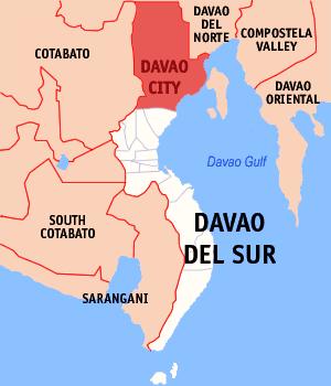 Map of Davao City