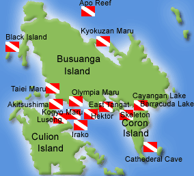 Coron Bay Dive Sites